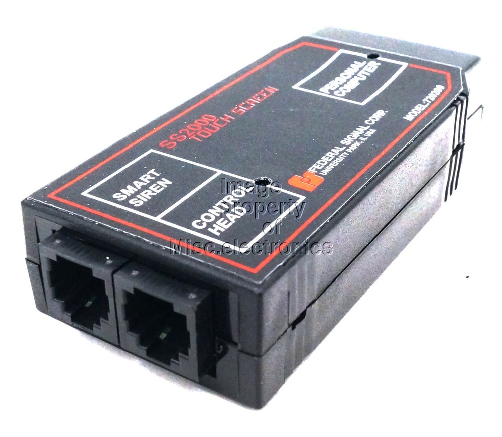 Federal Signal SS2000 APX Light Interface Kit IK-C1F Touch Screen A