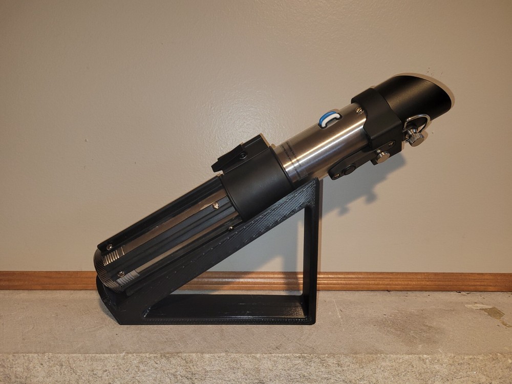 Tilted Lightsaber Hilt Display Stand\ Black