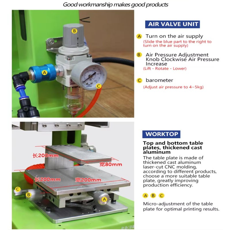 Small Size Semi-Automatic Desktop Flatbed Screen Printer for Paper Card Cloths