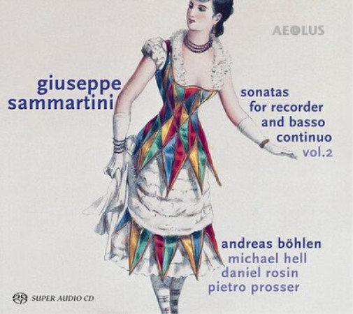 Giuseppe Sammar Giuseppe Sammartini: Sonatas for Recorder and Basso Continu (CD)