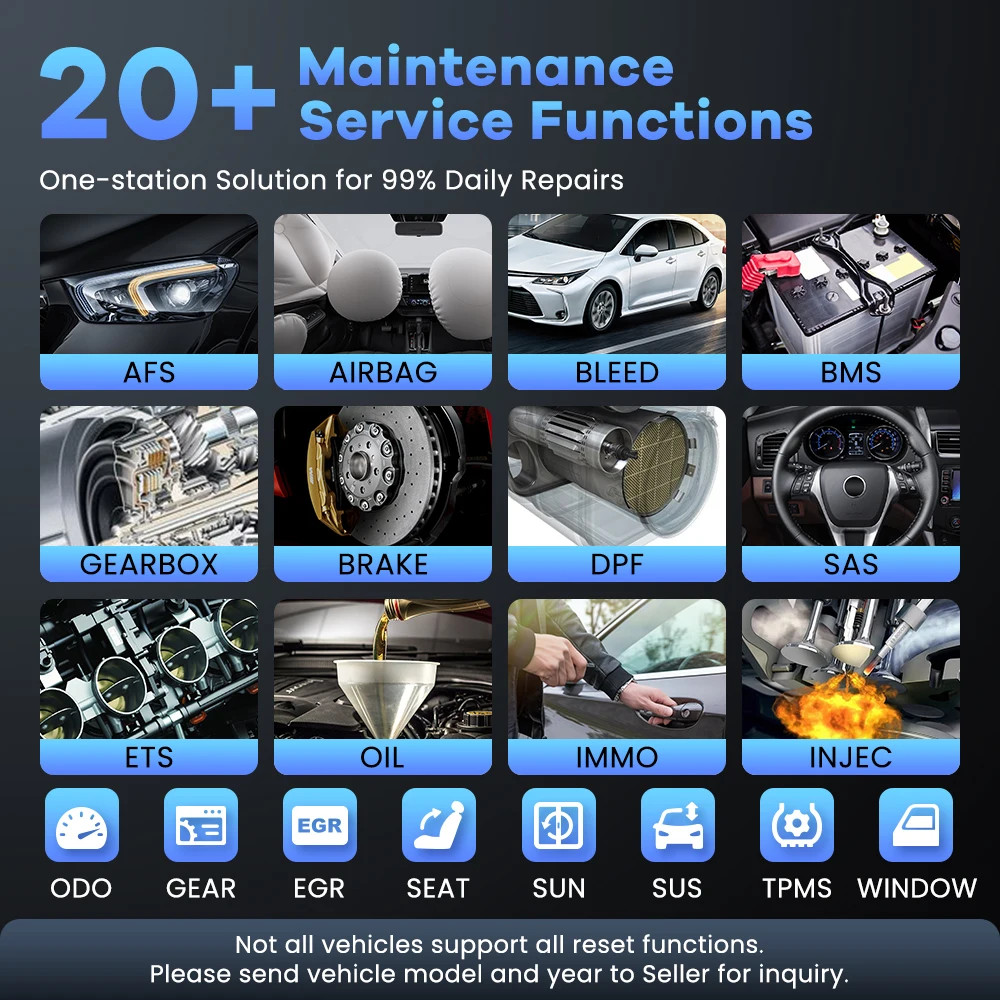 2026 Mucar 682 Fault Code Reader OBD2 Scanner ABS SRS Car Diagnostic Tool US