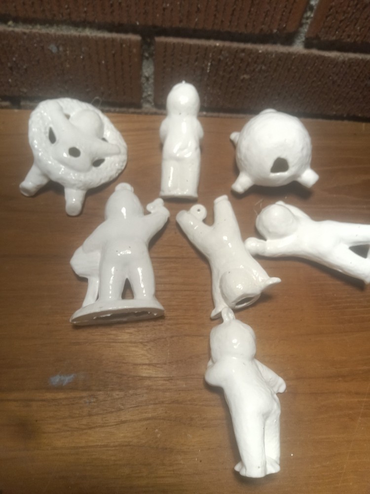 Snowbabies, 7 White, Ceramic