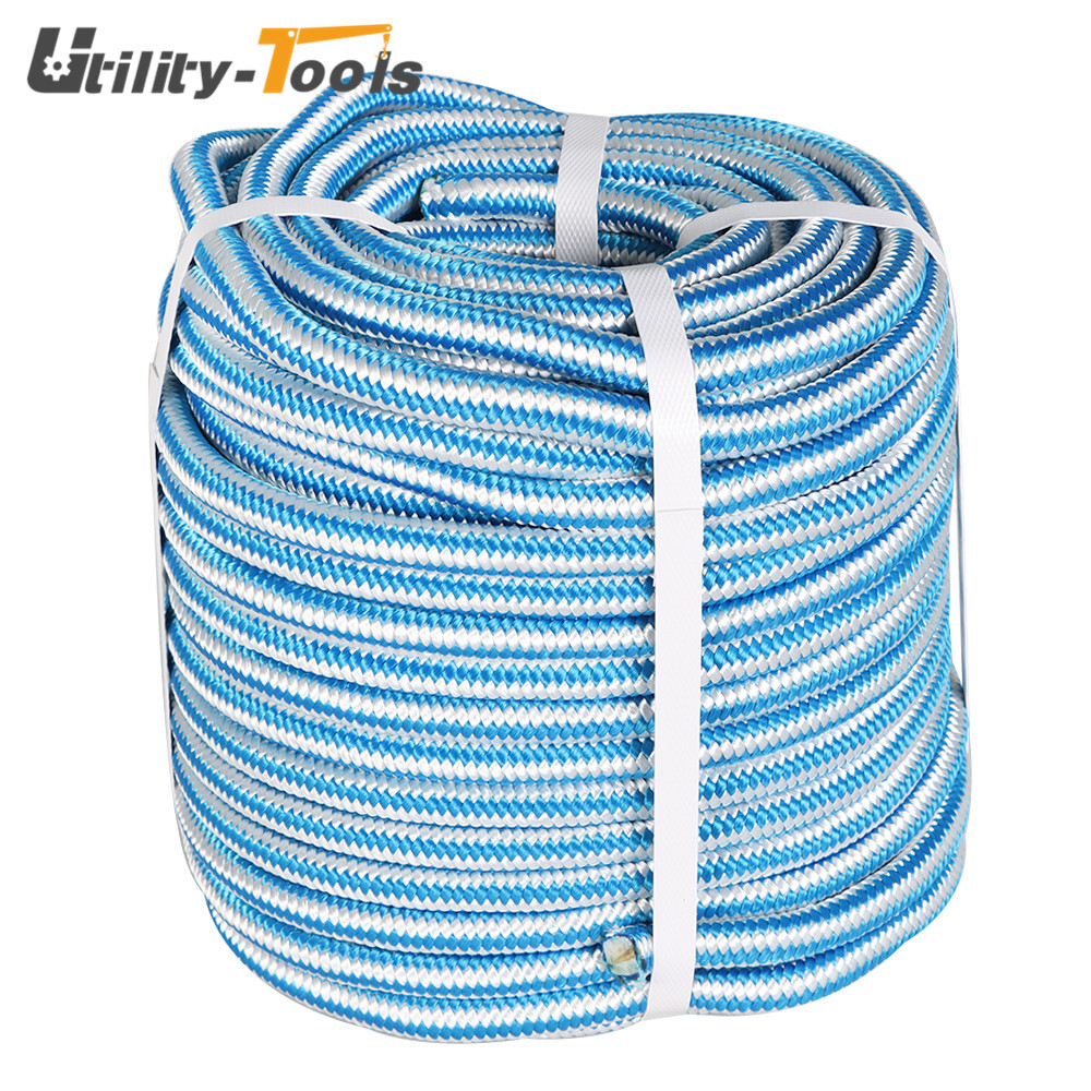 Braided Polyester Arborist Rigging Rope Strong Pulling Rope 6180lbs 1/2" x150'