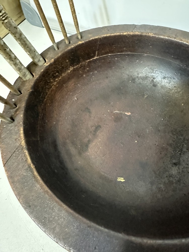 VINTAGE RUSTIC 7.5" NUTCRACKER WITH NUT CRACKER AND 6 PICKS