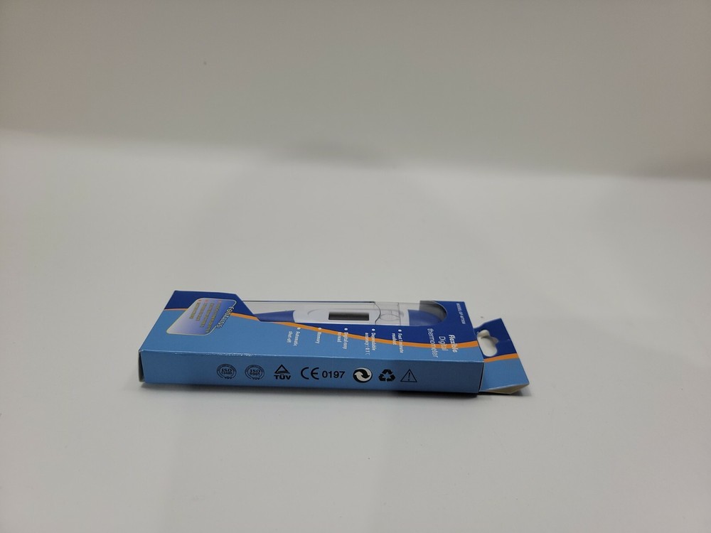 Fast Digital Thermometer Flexible with Storage Case. New