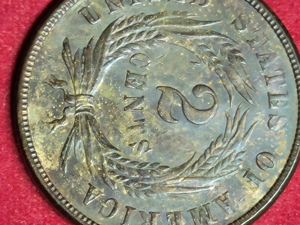 1865 2 cent piece DDO-Reverse