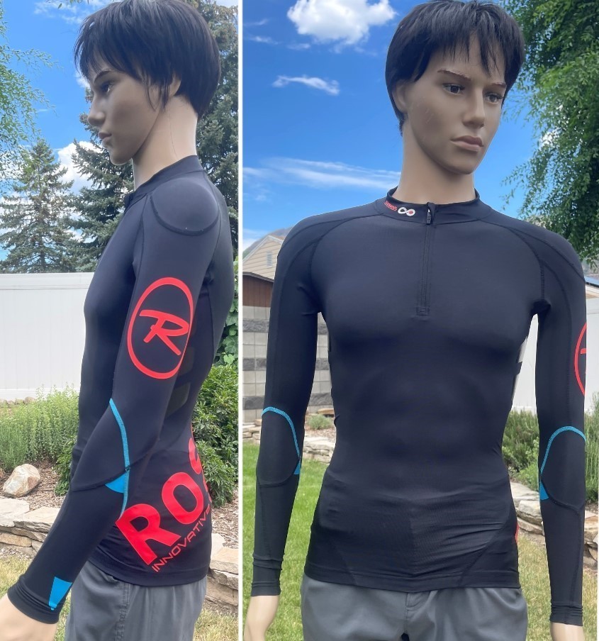 ROSSIGNOL infini ski racing compression top training baselayer ventilated mens S