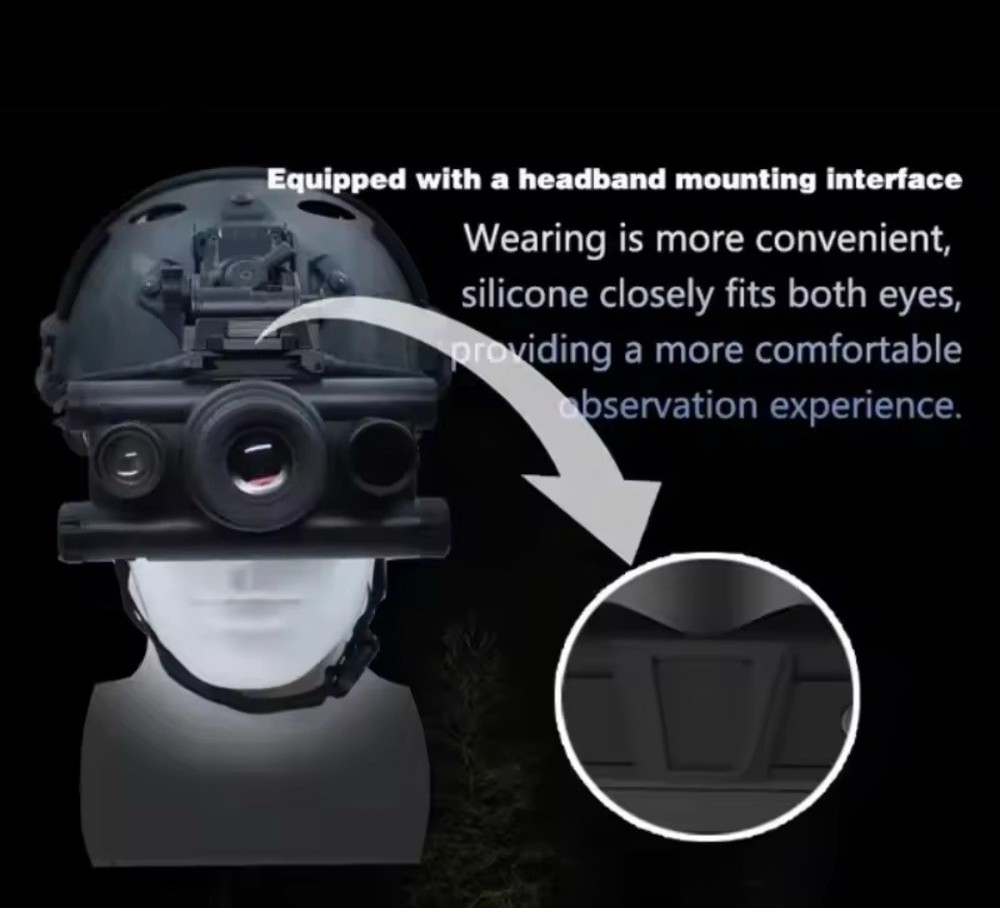 Night Vision Goggles with Head Mounted 4K Infrared Night Vision Binoculars