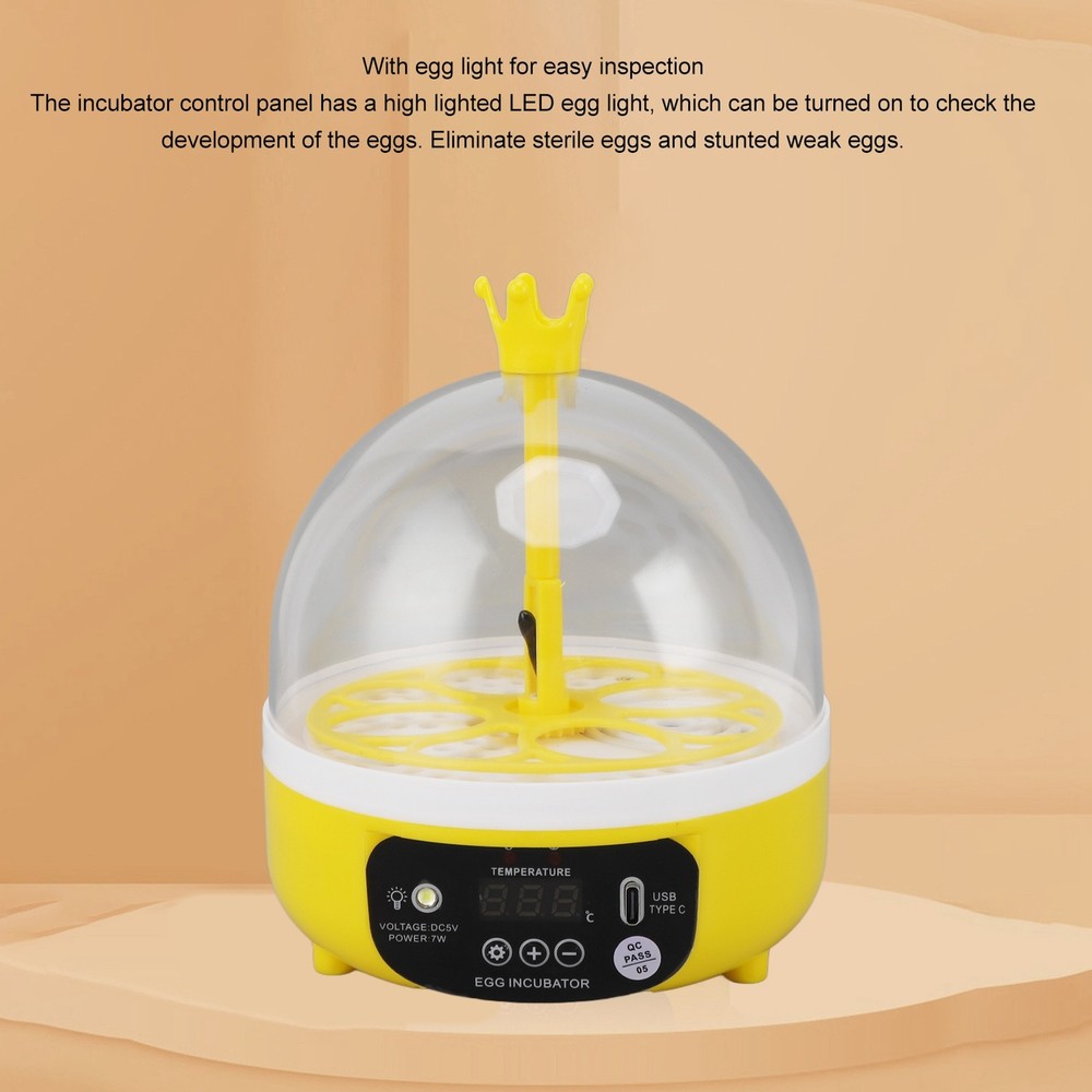 Automatic Temperature Control Mini Egg Incubator For Home Chicken Hatching