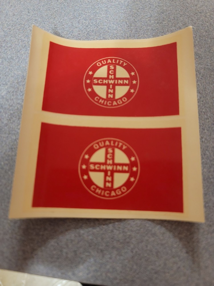 2 Schwinn Bicycle Decal Set