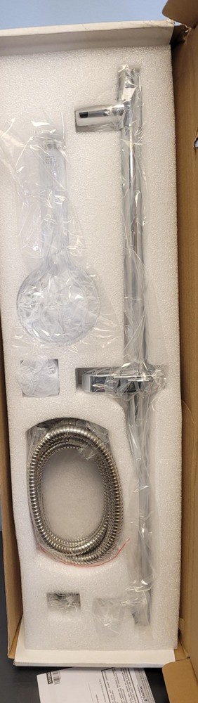 Delta 51361 1.75 GPM Multi Function Hand Shower Package Slide Bar Hose