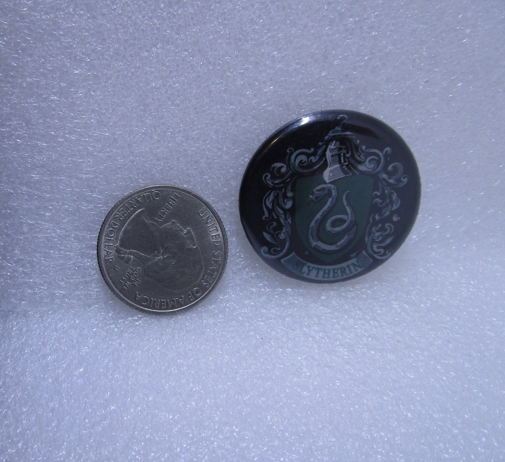Harry Potter Slytherin Button Pin