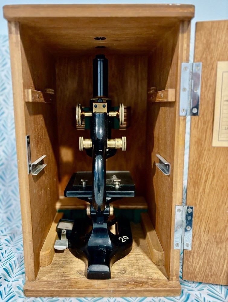 Early 1900’s Spencer Buffalo USA Microscope Model EHS, Primitive