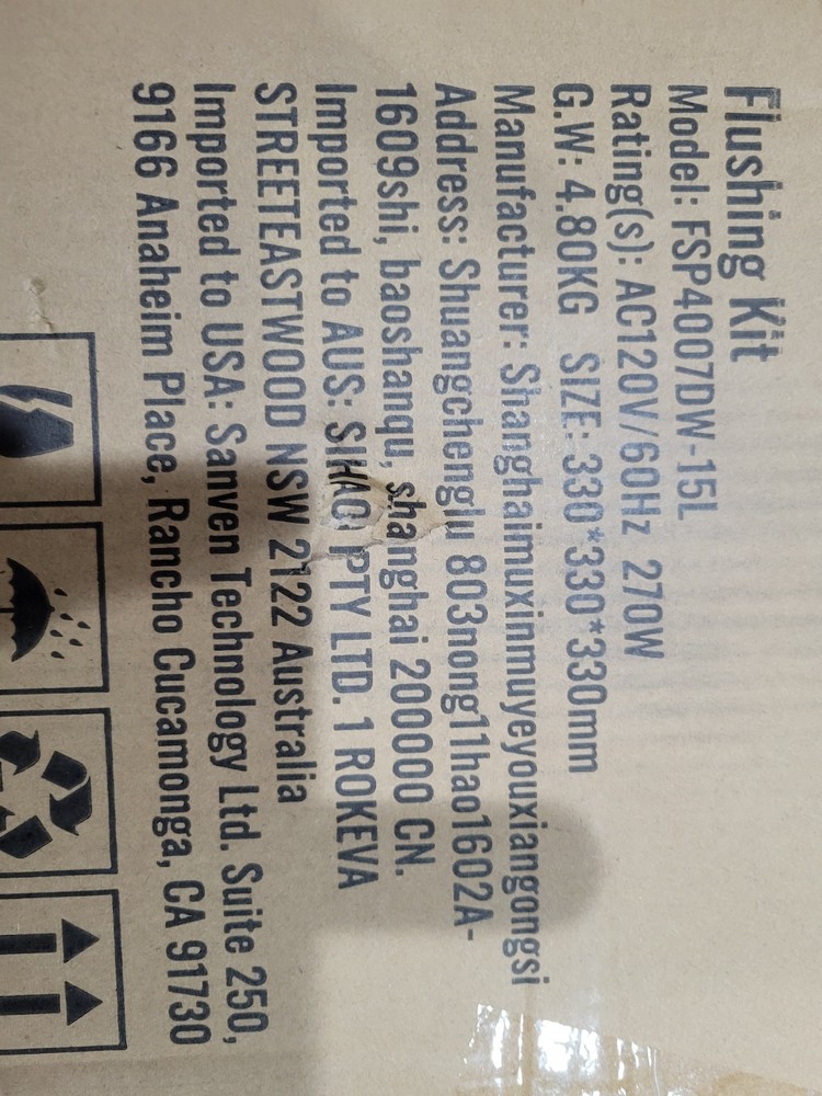 VEVOR Tankless Water Heater Flushing Descale Kit with Pump & 3.7 Gallon Pail