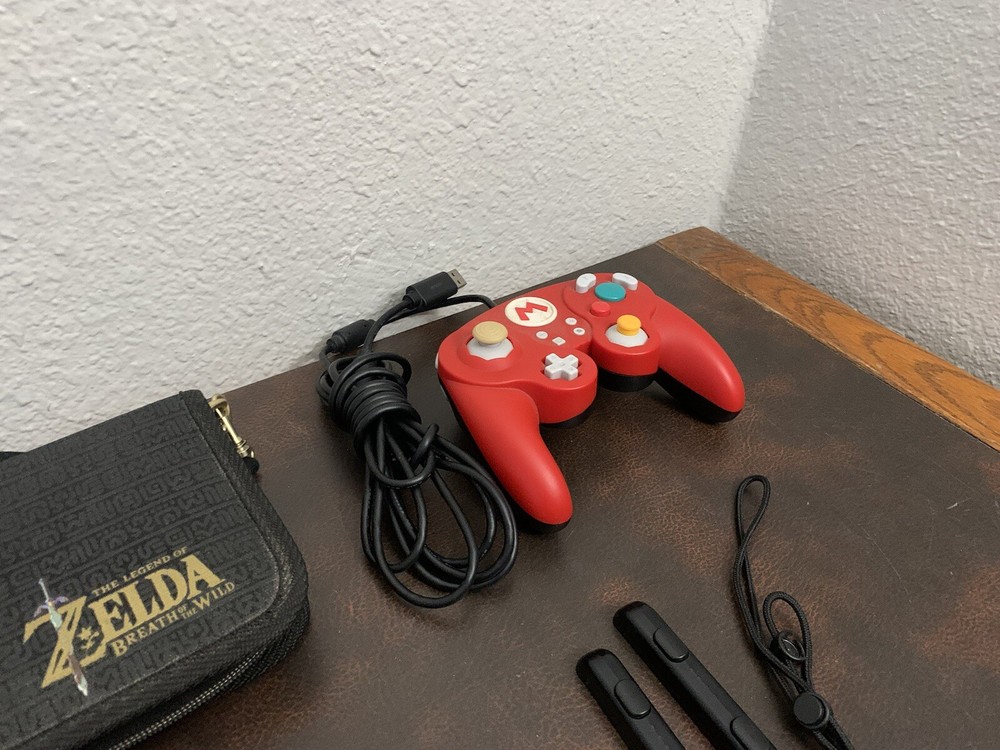 Nintendo Switch Console With A Bunch Of Stuff