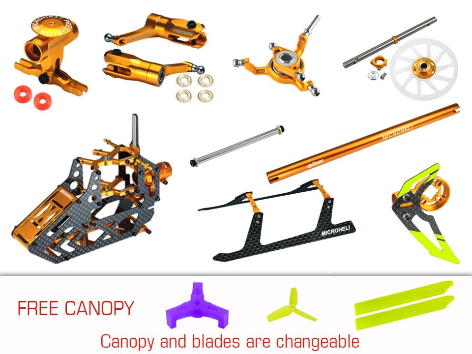 Microheli CNC Performance Package (GOLD) - BLADE 150 S / Smart