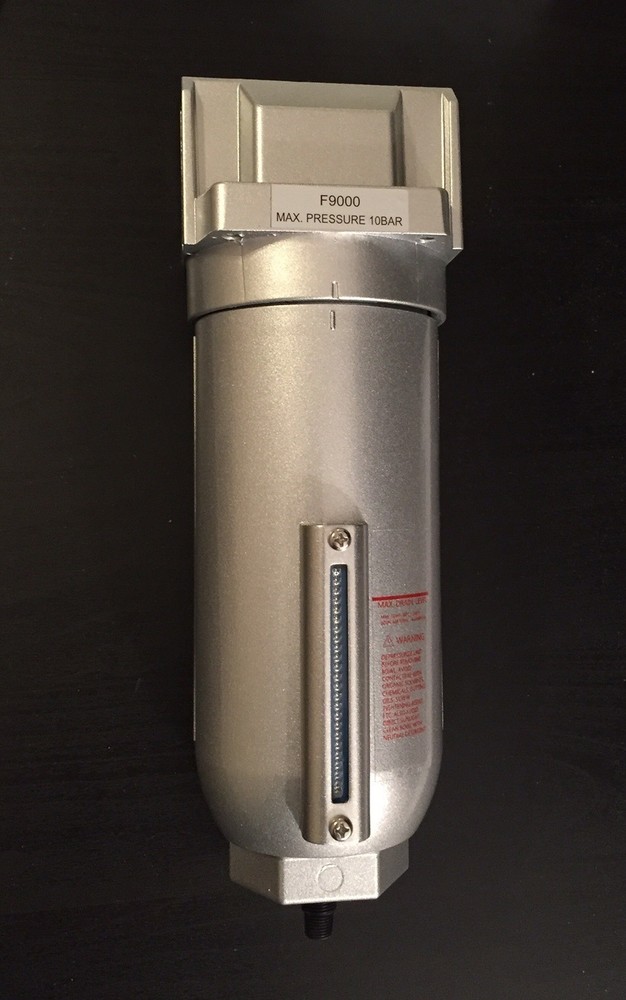 3/4" Inline Air Compressor Water Moisture Filter Trap Separator w/ Manual Drain