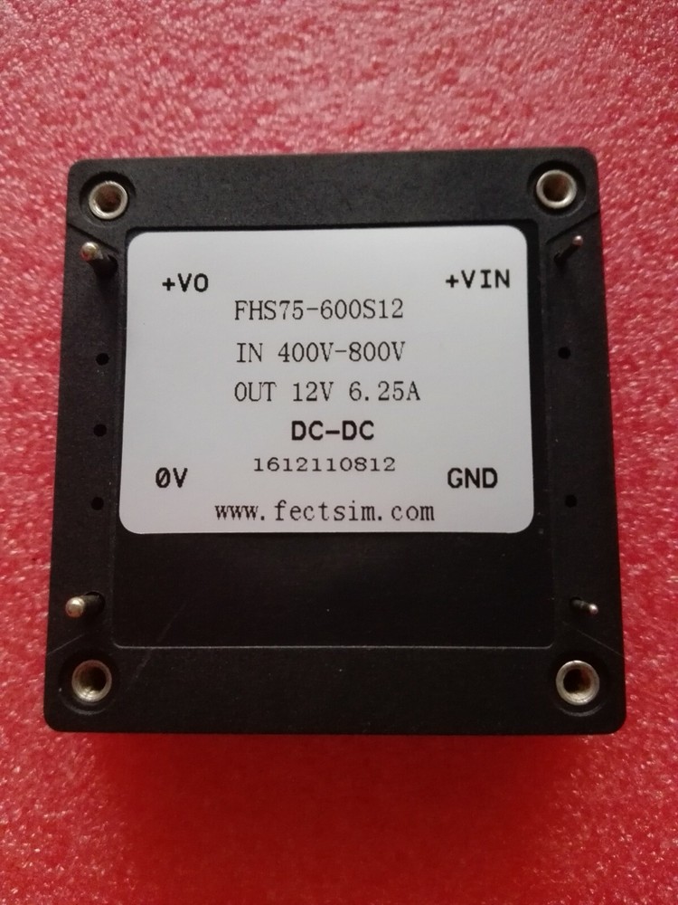 DC DC CONVERTER ISOLATED 75W 600VIN(400-800V) 12VOUT REGULATED HALF BRICK DCDC
