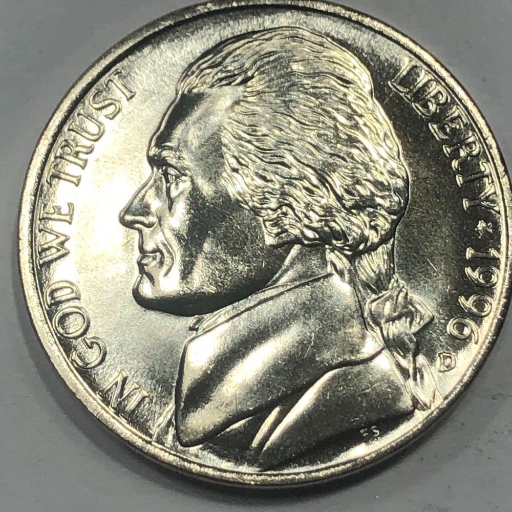 1996 D - Jefferson 5 cent - Uncirculated