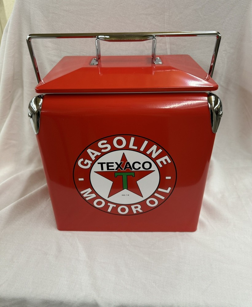 Texaco Cooler “Retro Design” Holds 12 Cans
