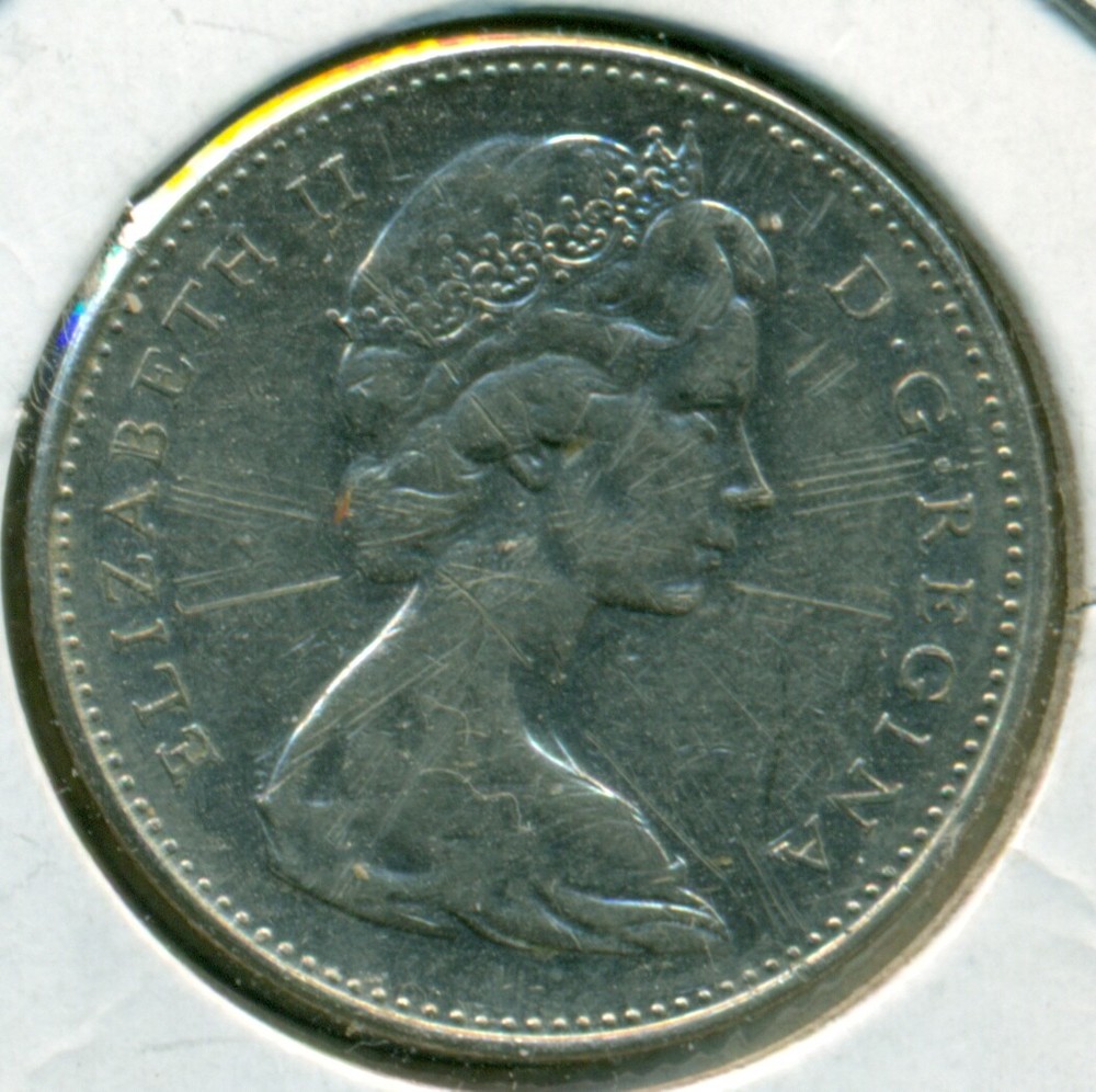 1970 CANADA FIVE CENTS, CIRCULATED, GREAT PRICE!