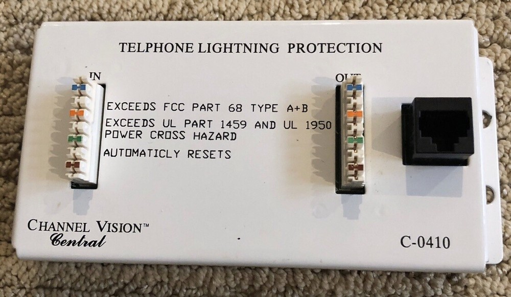 Telecom Surge Protector 4 Line