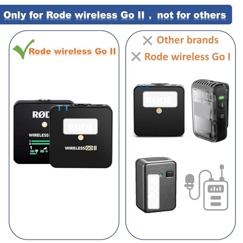 4PCS Windscreen/Pop Filter for (2nd Gen) Rode Wireless Go II 4PCs-Gray