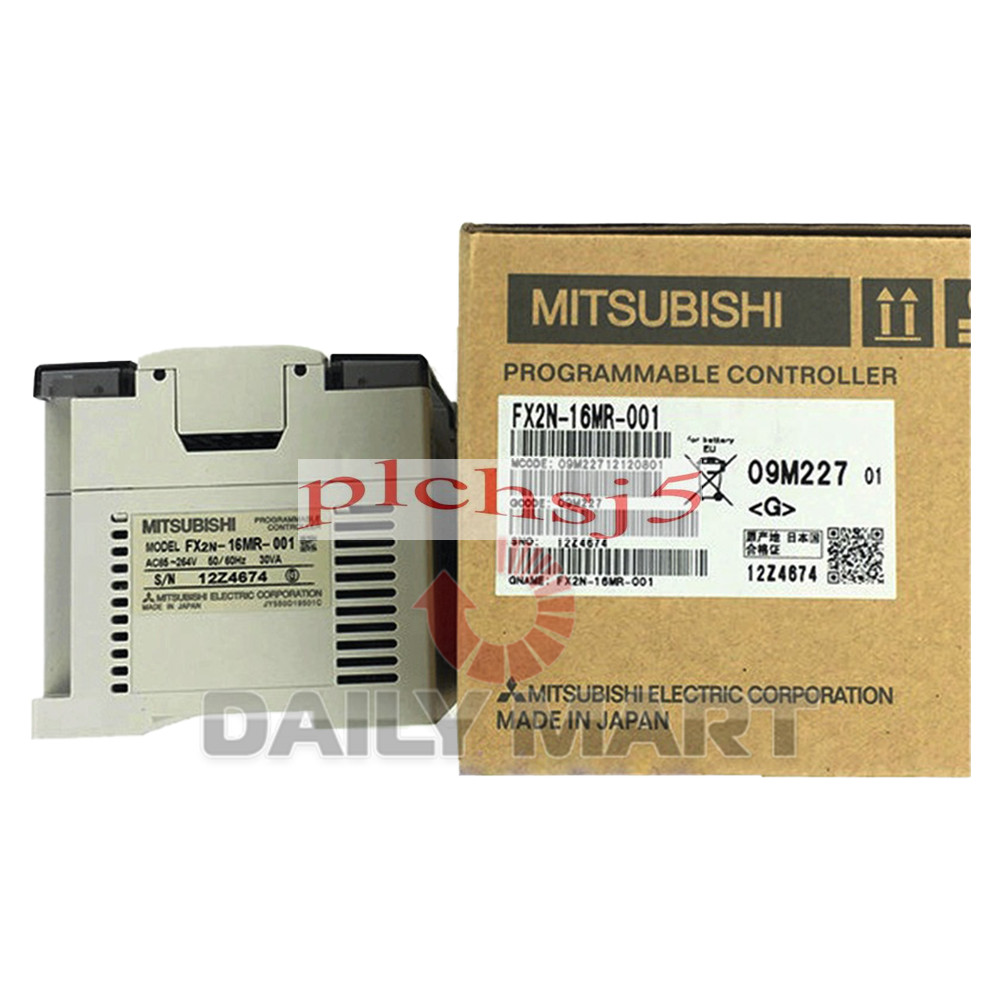 New In Box MITSUBISHI FX2N-16MR-001 FX2N16MR001 PLC Programmable Controller