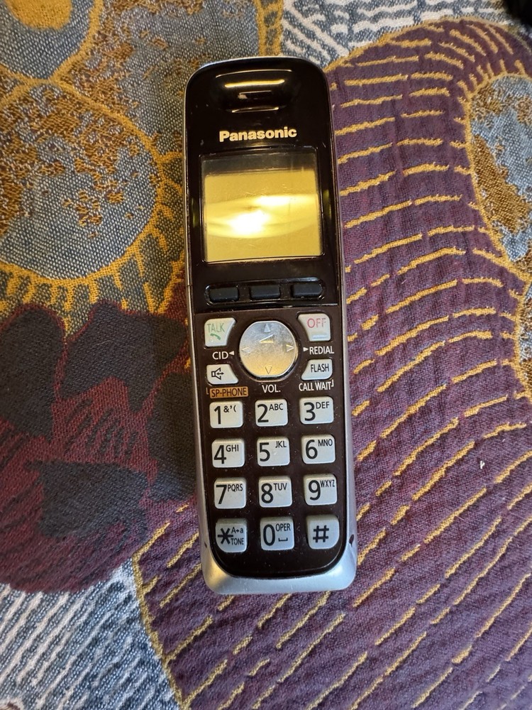 Y2K Panasonic Cordless Phone Only DECT 6 Digital Technology