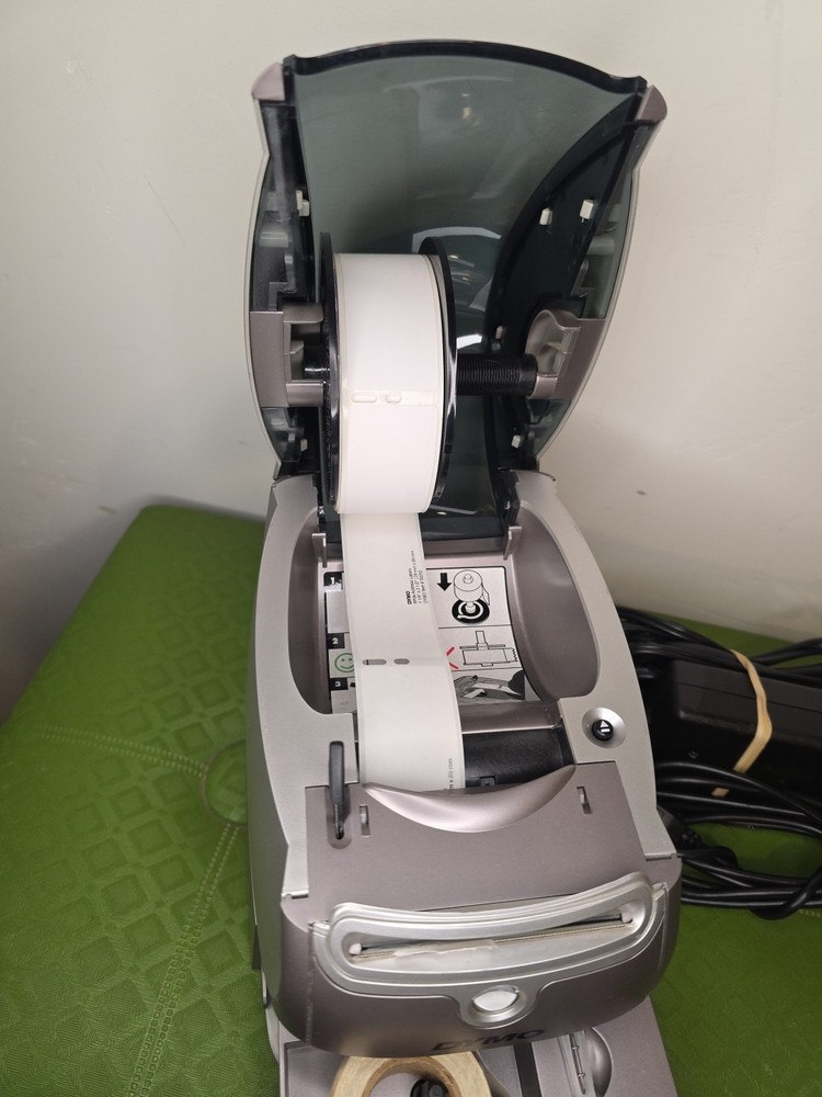TESTED Dymo LabelWriter Duo 93105 Thermal Label Printer With Cables Adapter