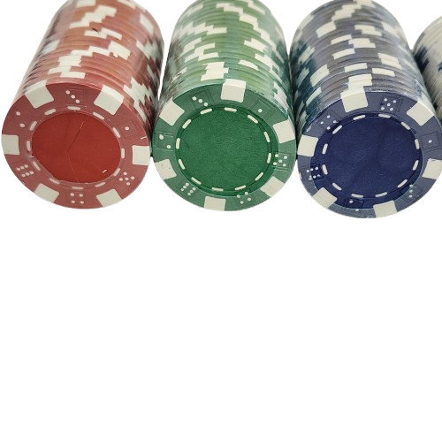 New 100 Professional-grade authentic casino chips With Case