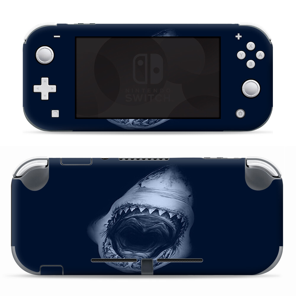 Skins Decals wrap for Nintendo Switch Lite - Shark attack