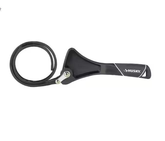 Husky Dual‑Material Strap Wrench – 28" Strap – 8" Capacity - 2-Pack