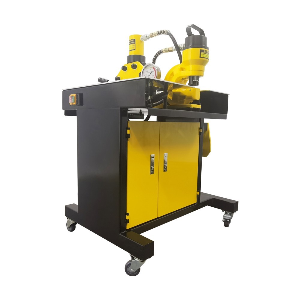 Electric Hydraulic Bus Processor Cutter/Bender/Hole Puncher Multi-function 110V