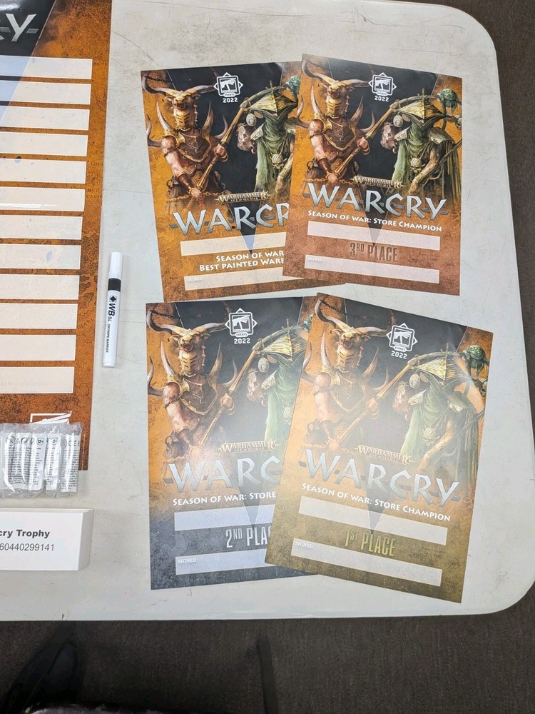 War Cry Organize Play Kit Pack 2022 Games Workshop