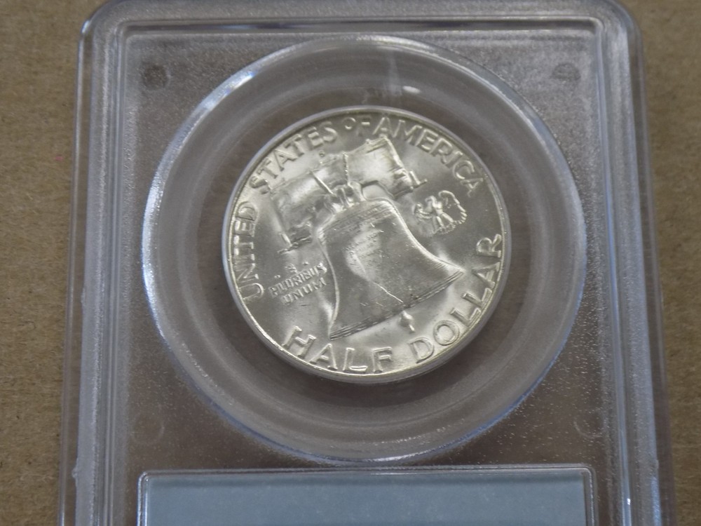 1951 S 50C Franklin Half Dollar PCGS MS64