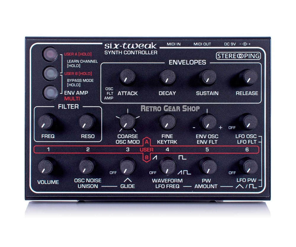 Stereoping CE-1 Six Tweak Midi Controller for SCI Six Trak Rare Vintage Synth
