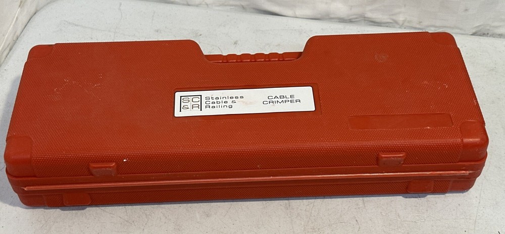 SC&R Cable Railing Systems: Cable Crimper With 3/16” Die NEW
