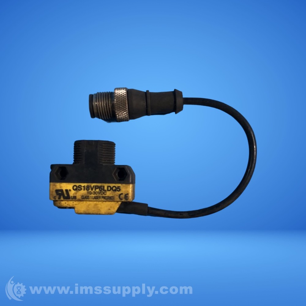 Banner QS18VP6LDQ5 Laser Diffuse Sensor 7965
