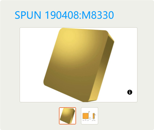 1      PCS       ORIGINAL        INSERTS       SPUN 190408:M8330