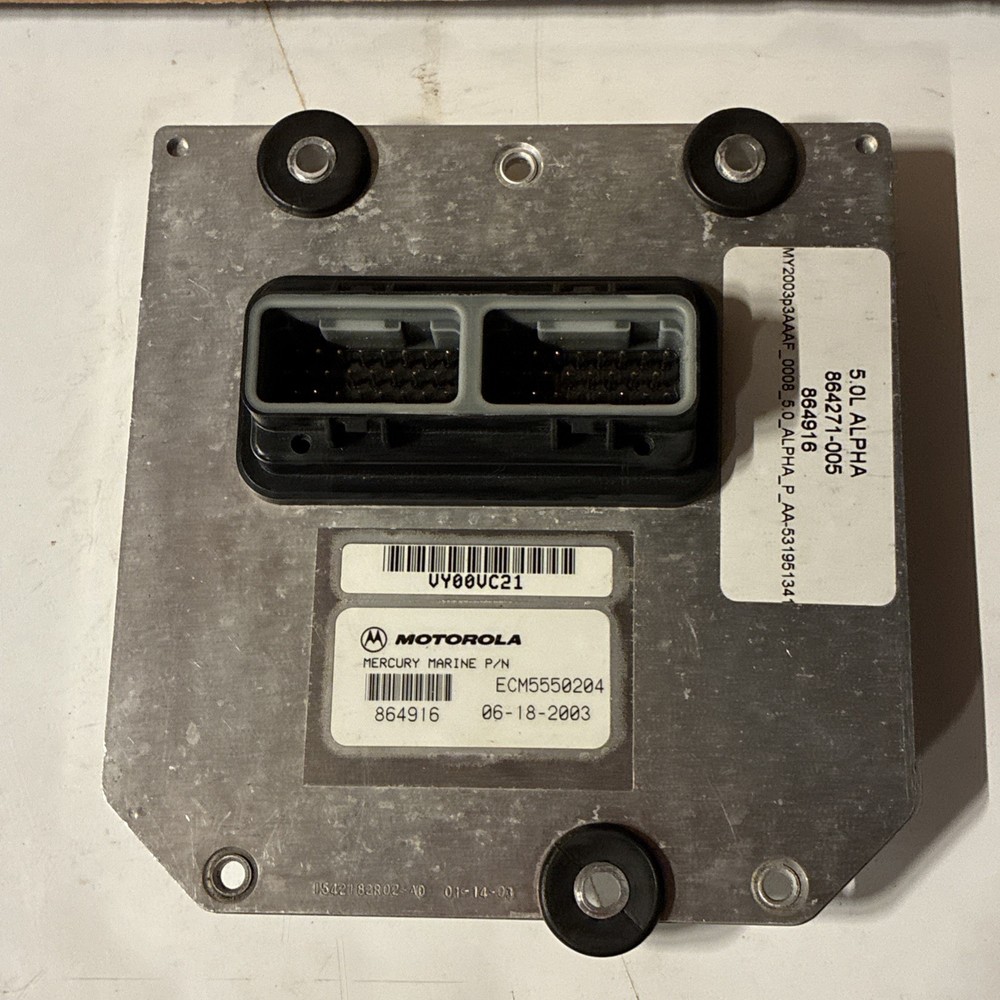 Mercruiser 5.0 L Mpi Alpha Ecm Engine Control Module