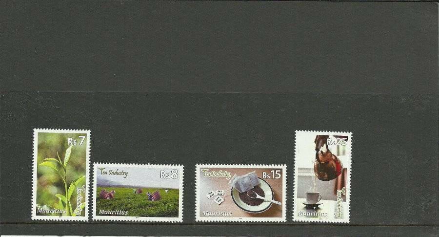 MAURITIUS SG1224-1227 TEA INDUSTRY MNH