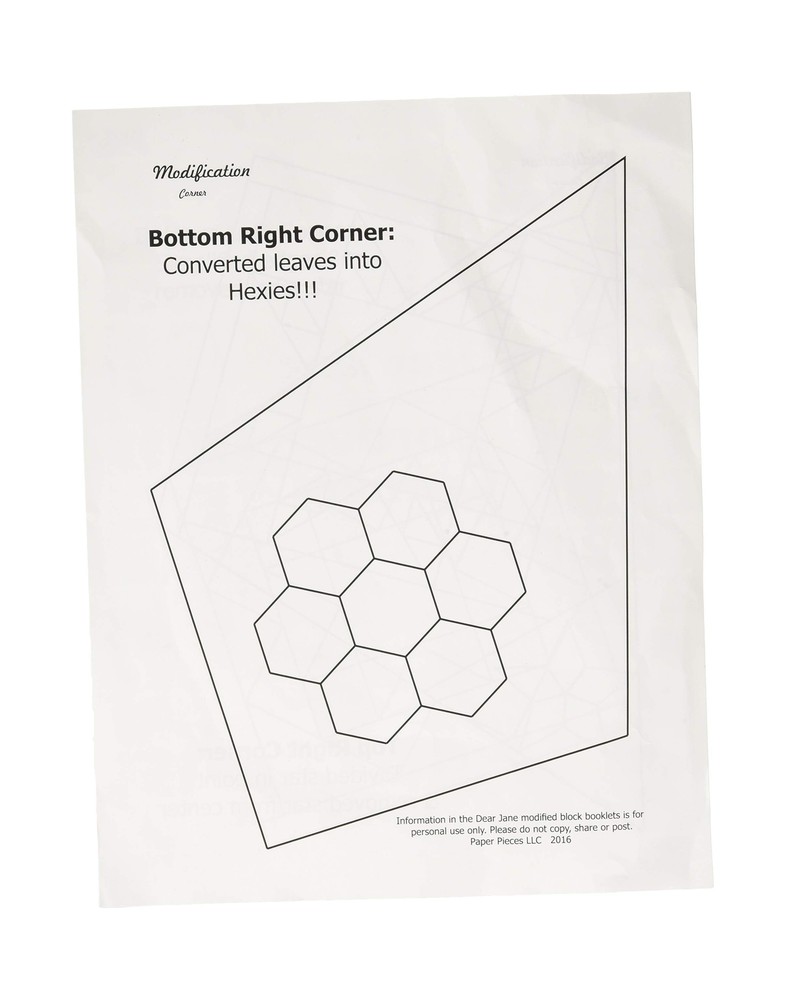 Paper Pieces For Dear Jane Complete