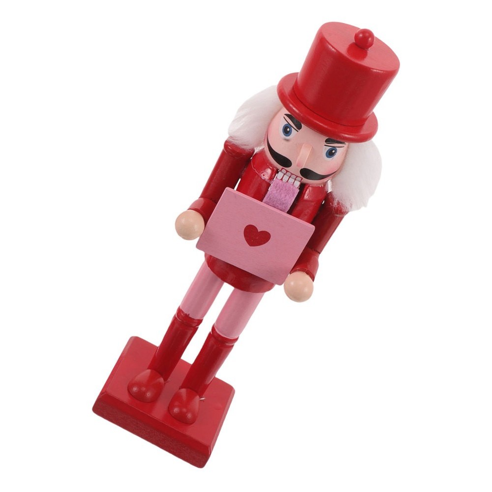 Valentine's Day Nutcracker Nussknackersoldat-desktop-ornament Heart