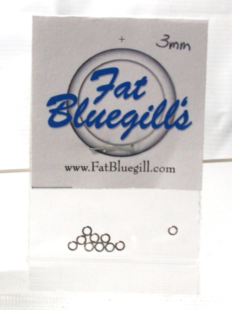 Fly-Tying 3mm Flat Bead Bug Collars Nymph Fly Tying 100 pcs #403
