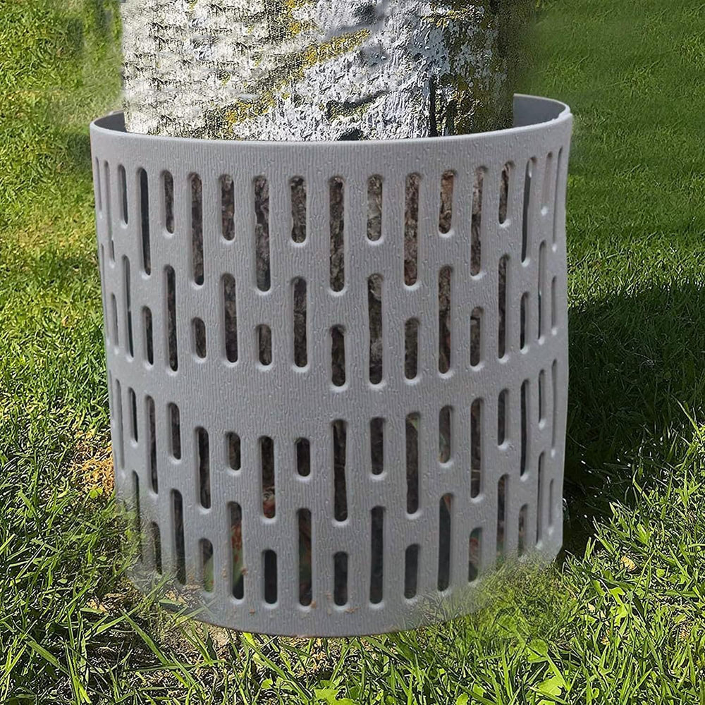 6PCS PVC Tree Trunk Protector,Resizable New Tree Protection Fence Sapling Guard