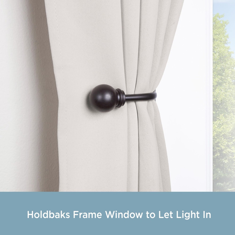 Chelsea Decorative Ball Holdbacks One Size Weathered Brown