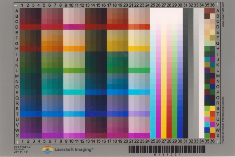 LaserSoft Imaging Advanced  10x15cm Kodak Reflective IT8 Calibration Target