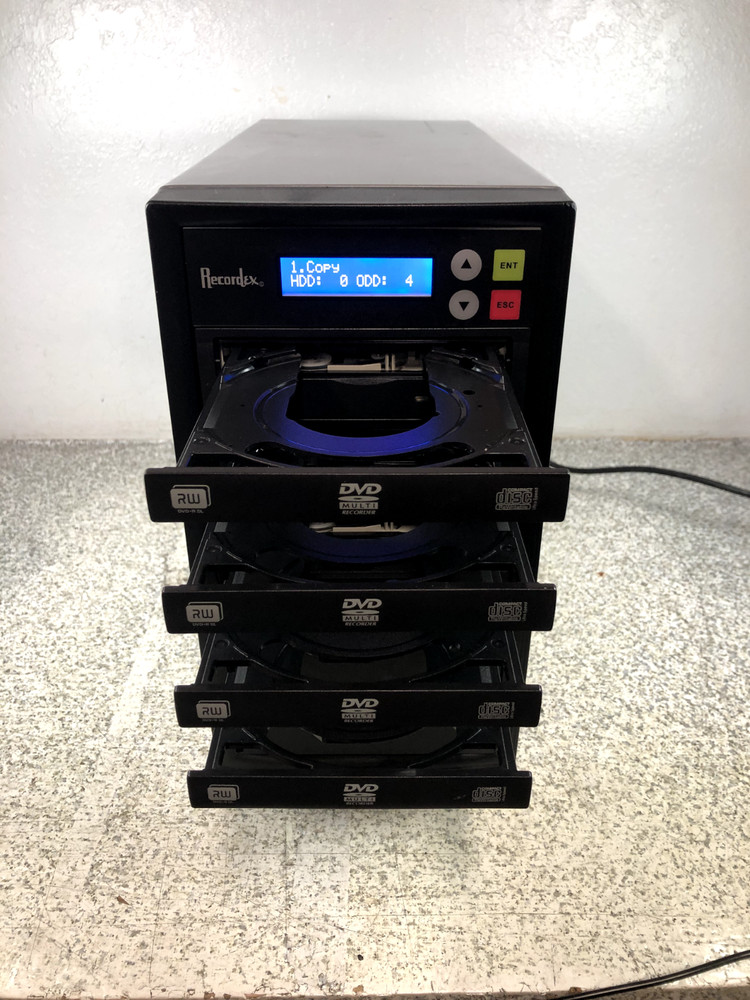 Recordex RX-D3-2844 5 Tray DVD Duplicator (Tested & Working!)