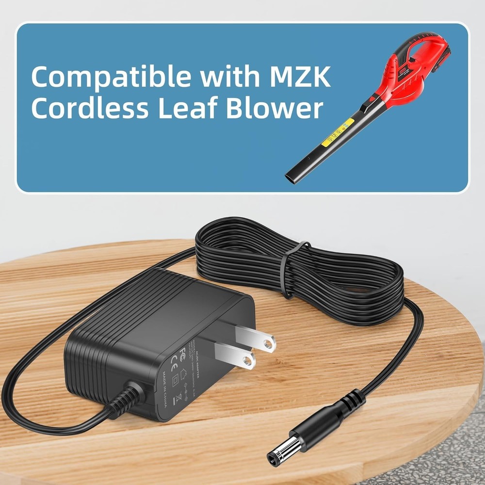 Versatile 20V Charger for MZK Leaf Blowers - Safe & Powerful Charging Solution